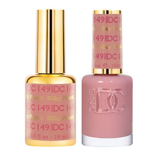 DND DC Gel Nail Polish Duo - 149 Silky Peach - DTK Nail Supply