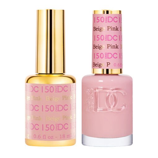 DND DC Gel Nail Polish Duo - 150 Beige Pink - DTK Nail Supply