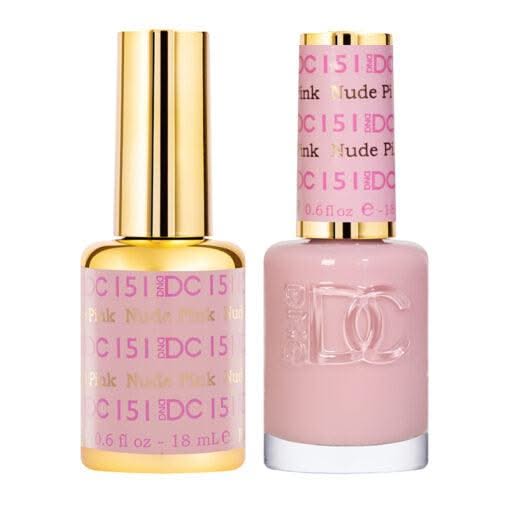 DND DC Gel Nail Polish Duo - 151 Nude Pink - DTK Nail Supply