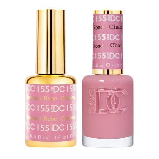 DND DC Gel Nail Polish Duo - 155 Chateau Rose - DTK Nail Supply