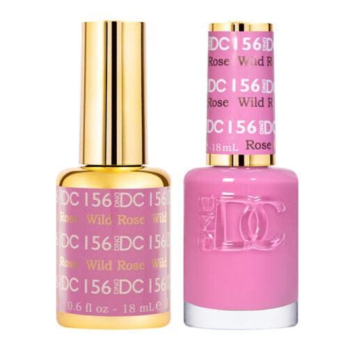 DND DC Gel Nail Polish Duo - 156 Wild Rose - DTK Nail Supply