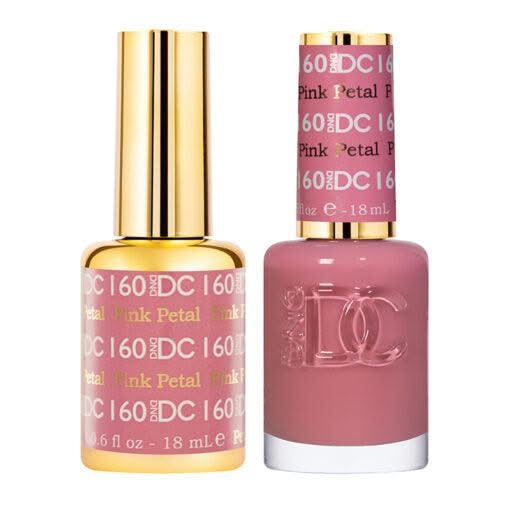DND DC Gel Nail Polish Duo - 160 Pink Petal - DTK Nail Supply