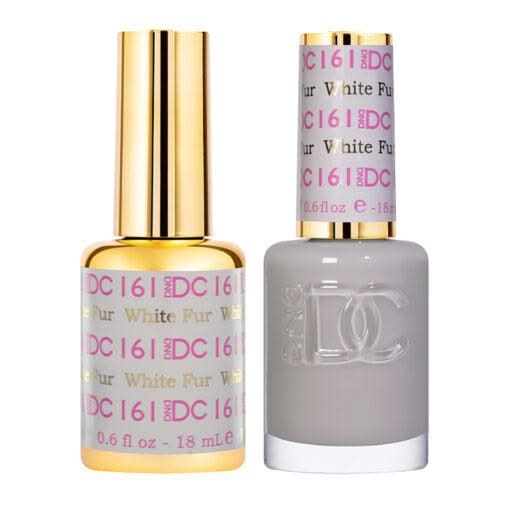 DND DC Gel Nail Polish Duo - 161 White Fur - DTK Nail Supply