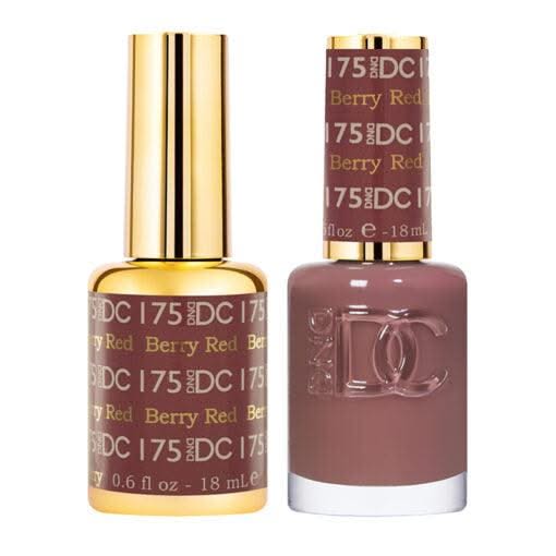 DND DC Gel Nail Polish Duo - 175 Berry Red - DTK Nail Supply