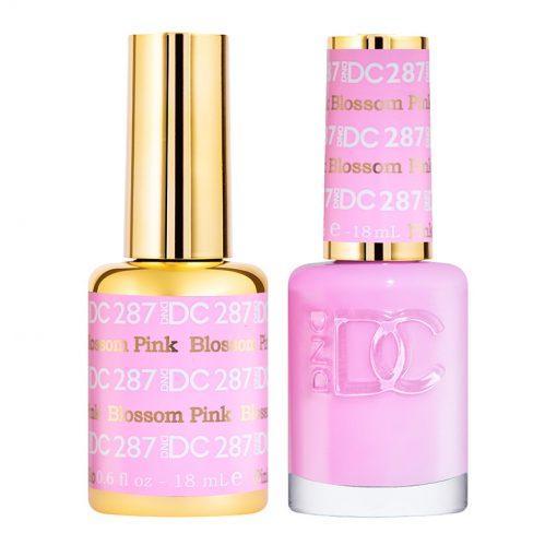 DND DC Gel Nail Polish Duo - 287 Pink Blossom - DTK Nail Supply