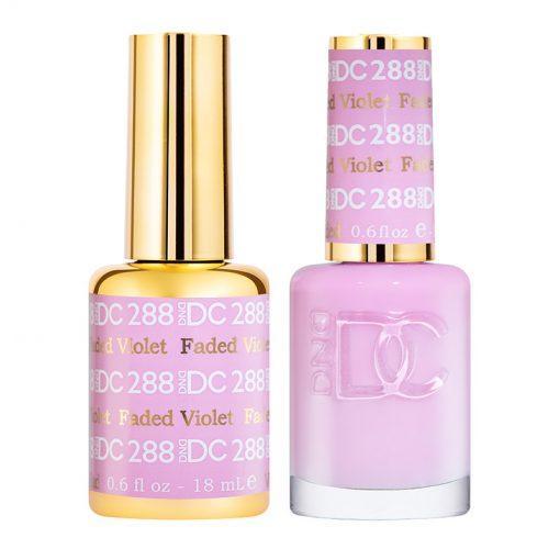 DND DC Gel Nail Polish Duo - 288 Faded Violet - DTK Nail Supply