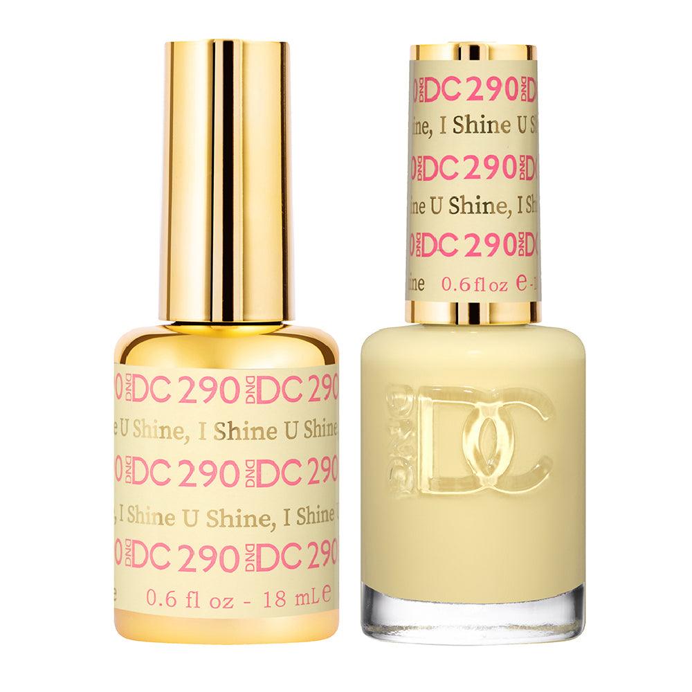 DND DC Gel Nail Polish Duo - 290 U Shine, I Shine - DTK Nail Supply