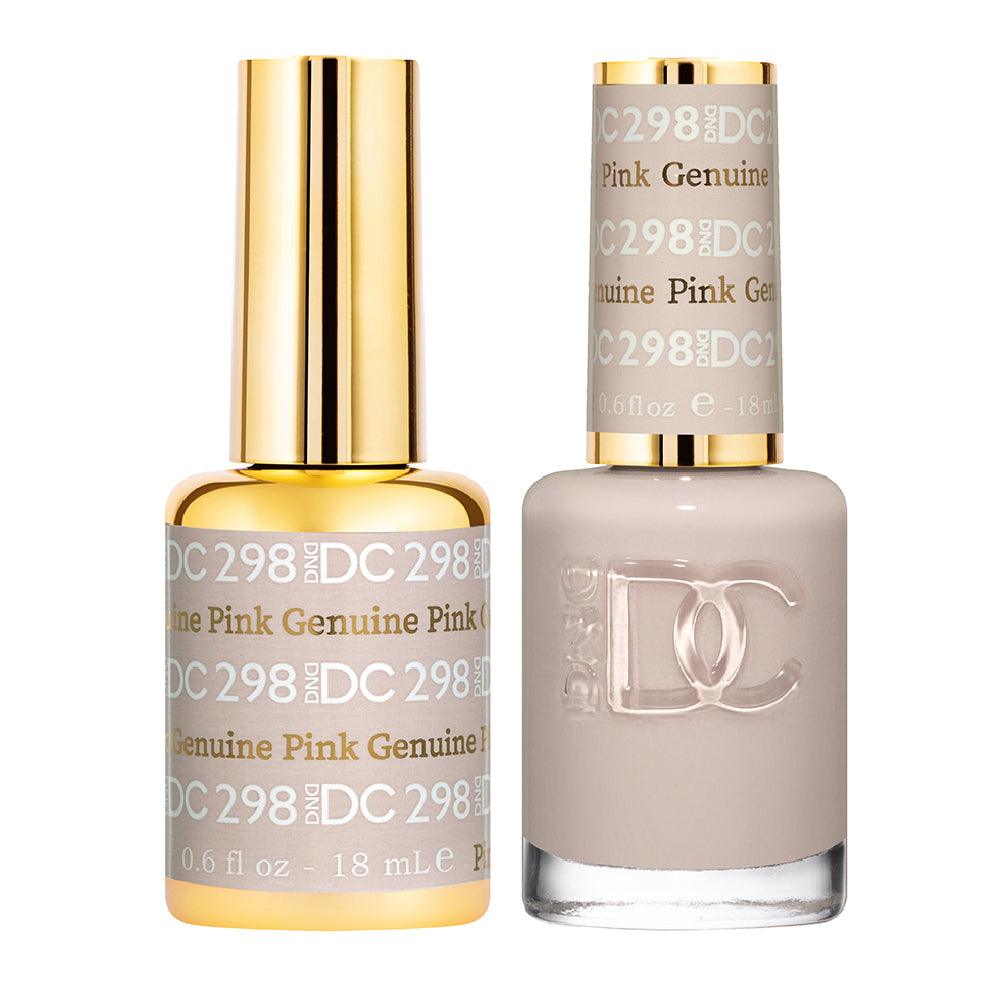 DND DC Gel Nail Polish Duo - 298 Genuine Pink - DTK Nail Supply