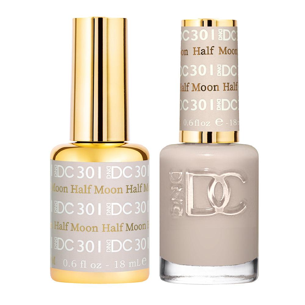 DND DC Gel Nail Polish Duo - 301 Half Moon - DTK Nail Supply