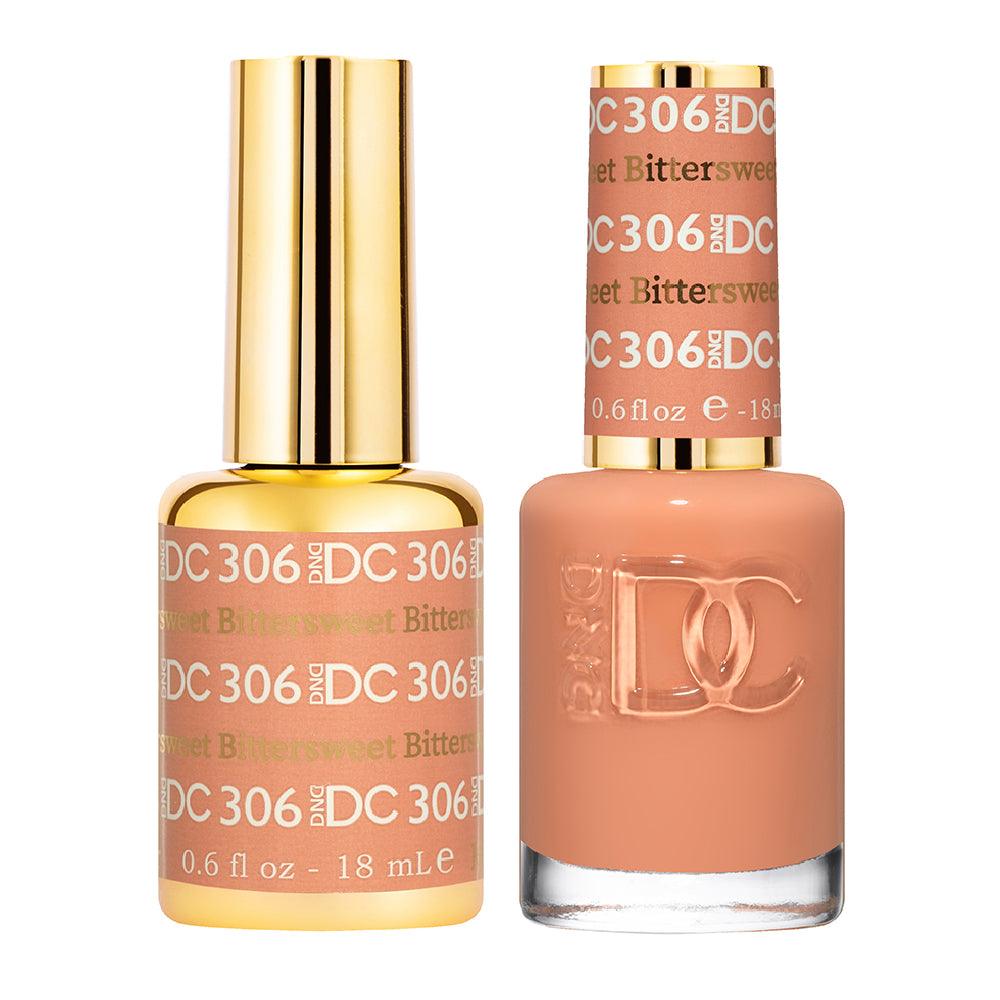 DND DC Gel Nail Polish Duo - 306 Bittersweet - DTK Nail Supply