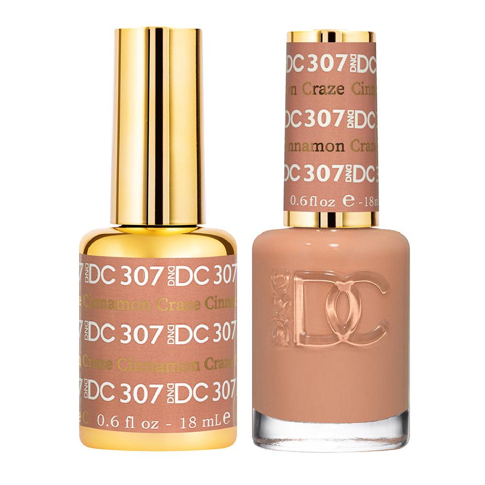 DND DC Gel Nail Polish Duo - 307 Cinnamon Craze - DTK Nail Supply