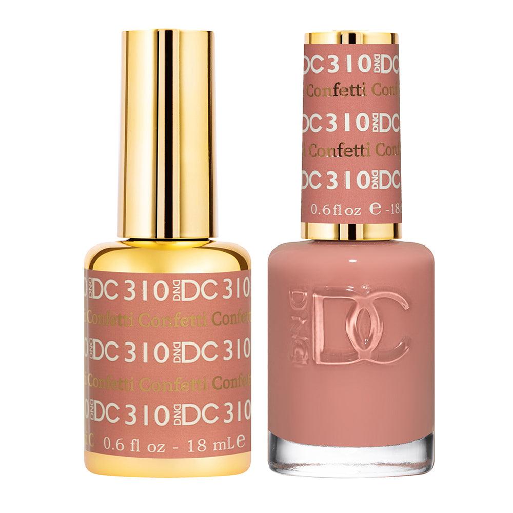 DND DC Gel Nail Polish Duo - 310 Confetti - DTK Nail Supply