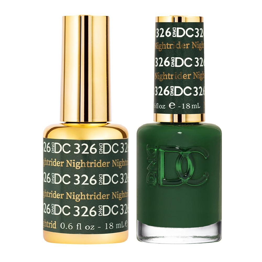 DND DC Gel Nail Polish Duo - 326 Nightrider - DTK Nail Supply