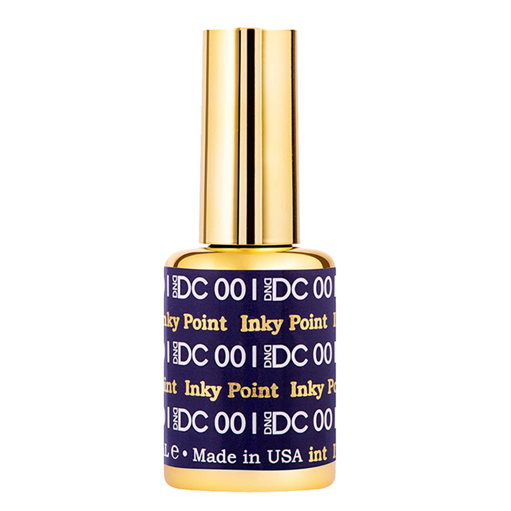 DND DC Gel Polish - 001 Inky Point - DTK Nail Supply