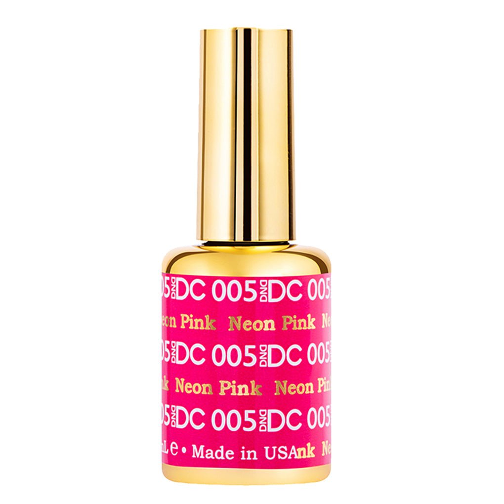 DND DC Gel Polish - 005 Neon Pink - DTK Nail Supply