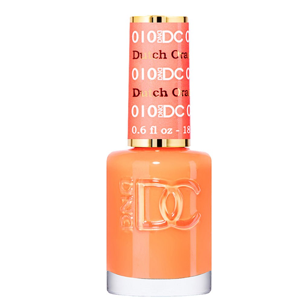DND DC Gel Polish - 010 Dutch Orange - DTK Nail Supply