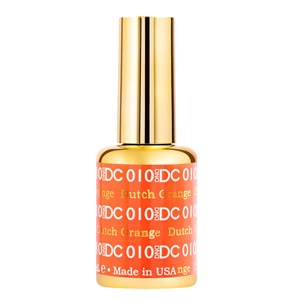 DND DC Gel Polish - 010 Dutch Orange - DTK Nail Supply
