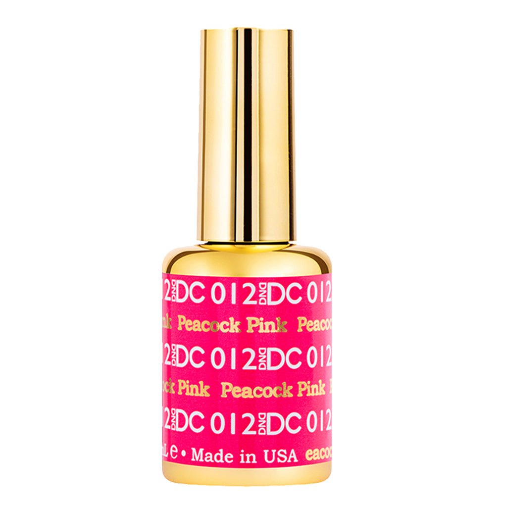DND DC Gel Polish - 012 Peacock Pink - DTK Nail Supply