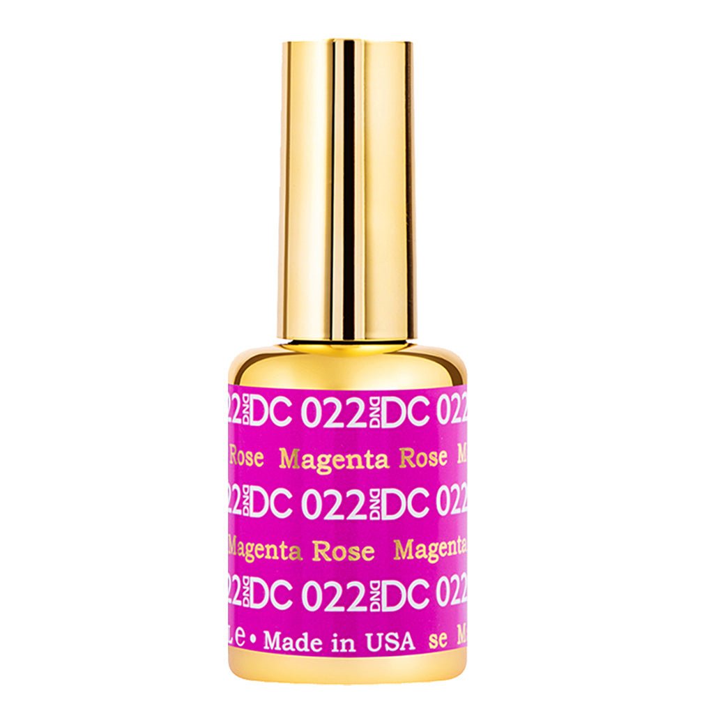 DND DC Gel Polish - 022 Magenta Rose - DTK Nail Supply