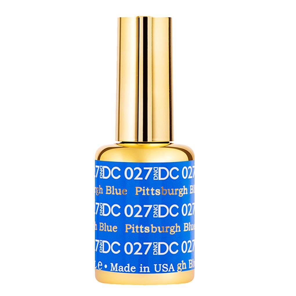 DND DC Gel Polish - 027 Pittsburgh Blue - DTK Nail Supply
