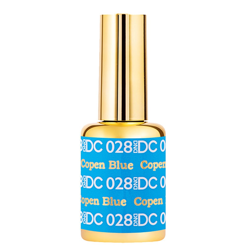 DND DC Gel Polish - 028 Copen Blue - DTK Nail Supply