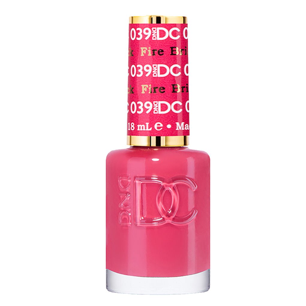 DND DC Gel Polish - 039 Fire Brick - DTK Nail Supply