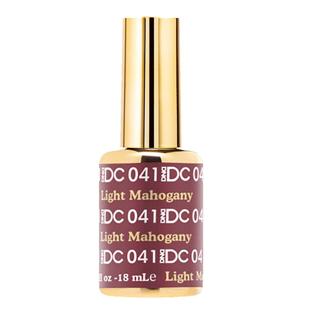 DND DC Gel Polish - 041 Light Mahogany - DTK Nail Supply