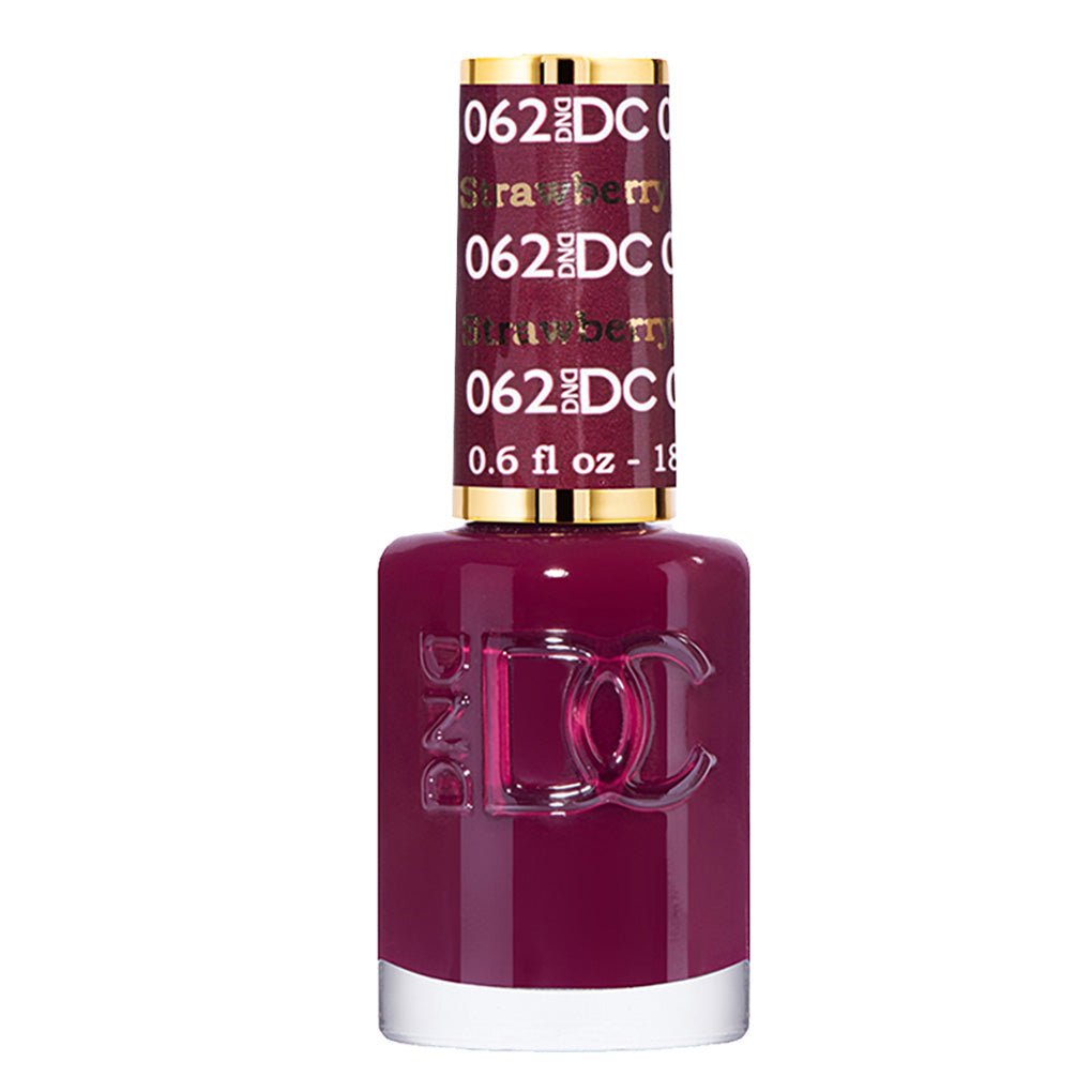 DND DC Gel Polish - 062 Strawberry Wine - DTK Nail Supply