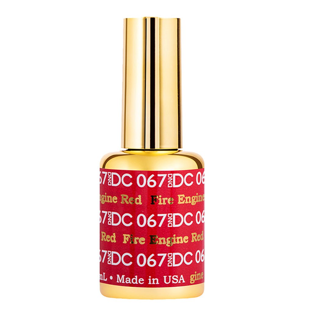 DND DC Gel Polish - 067 Fire Engine Red - DTK Nail Supply