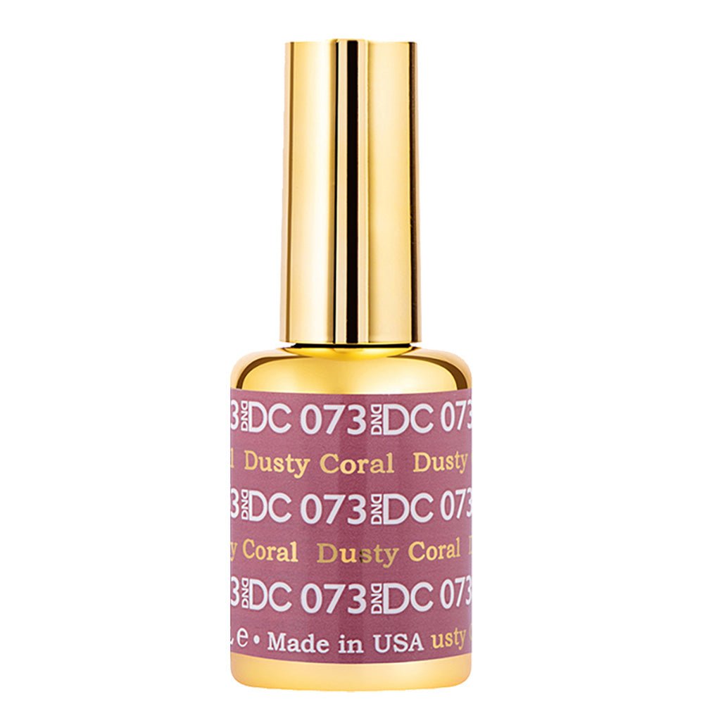 DND DC Gel Polish - 073 Dusty Red - DTK Nail Supply