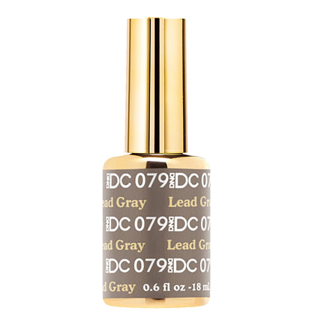 DND DC Gel Polish - 079 Lead Gray - DTK Nail Supply