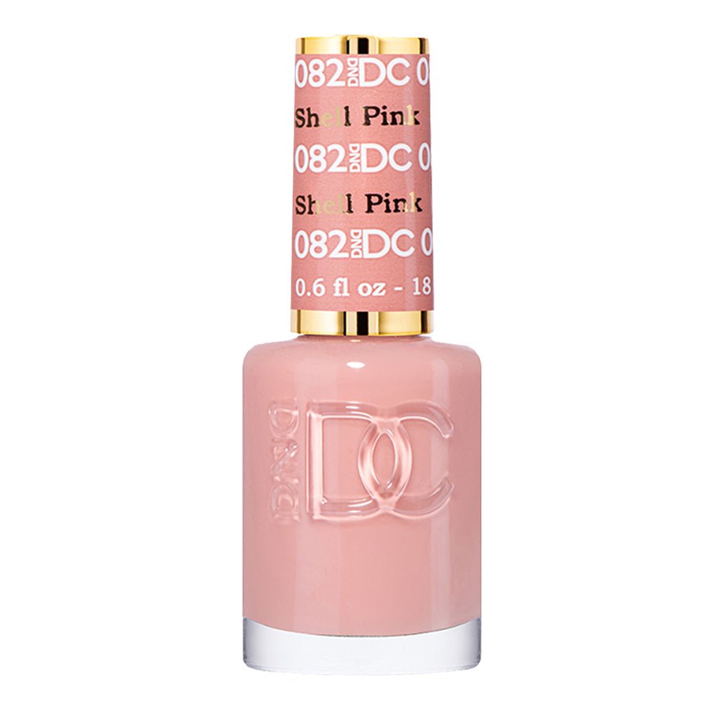 DND DC Gel Polish - 082 Shell Pink - DTK Nail Supply