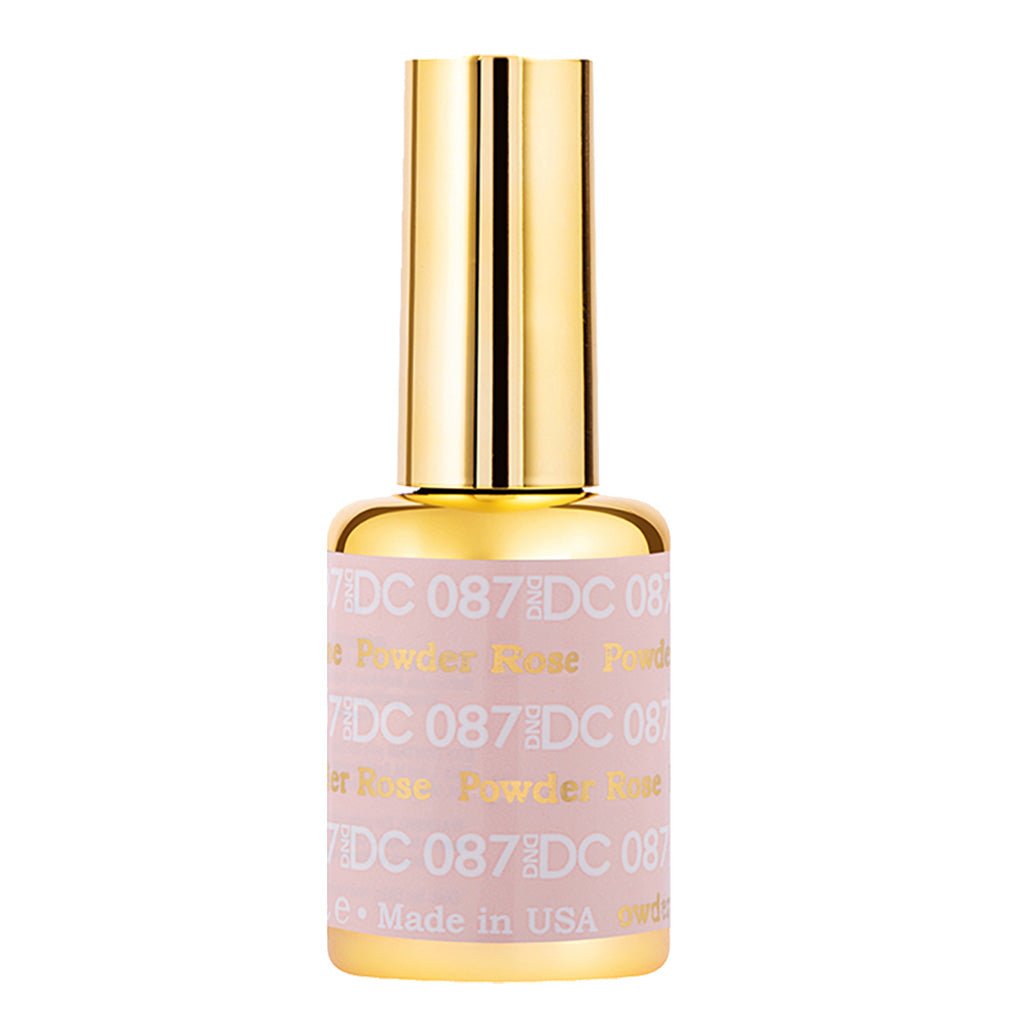 DND DC Gel Polish - 087 Rose Powder - DTK Nail Supply