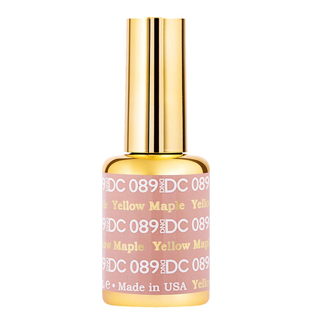 DND DC Gel Polish - 089 Yellow Maple - DTK Nail Supply