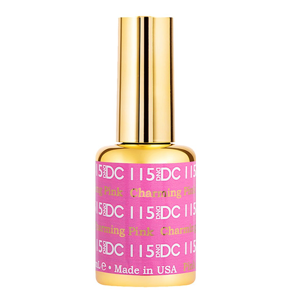 DND DC Gel Polish - 115 Charming Pink - DTK Nail Supply