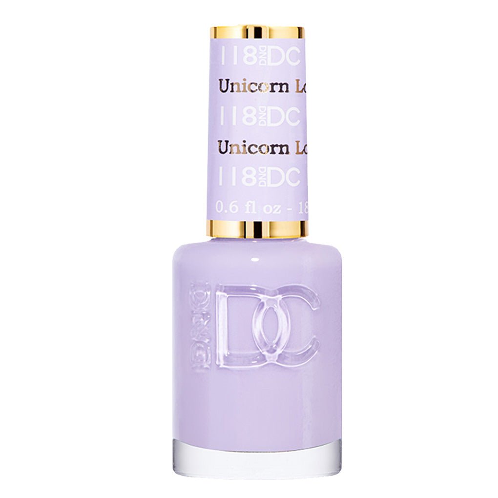 DND DC Gel Polish - 118 Unicorn Lovely - DTK Nail Supply