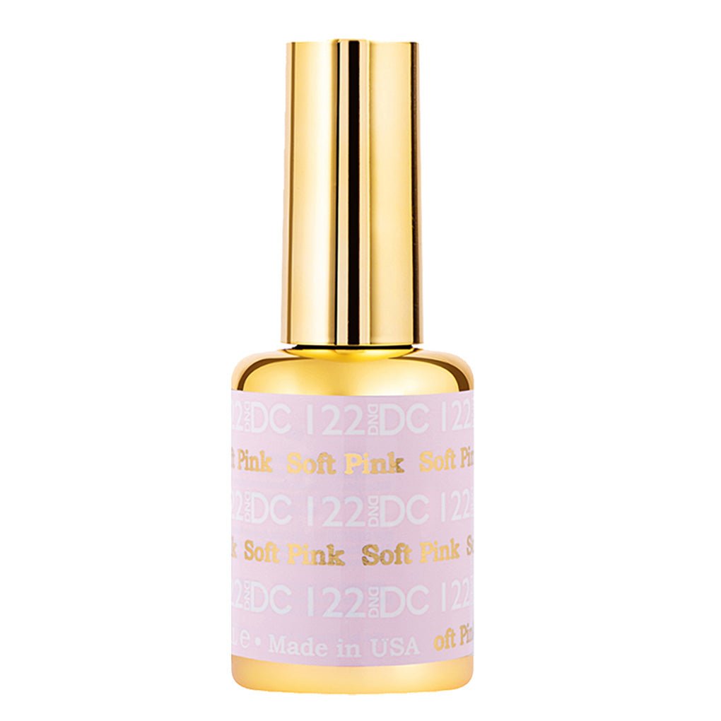 DND DC Gel Polish - 122 Soft Pink - DTK Nail Supply