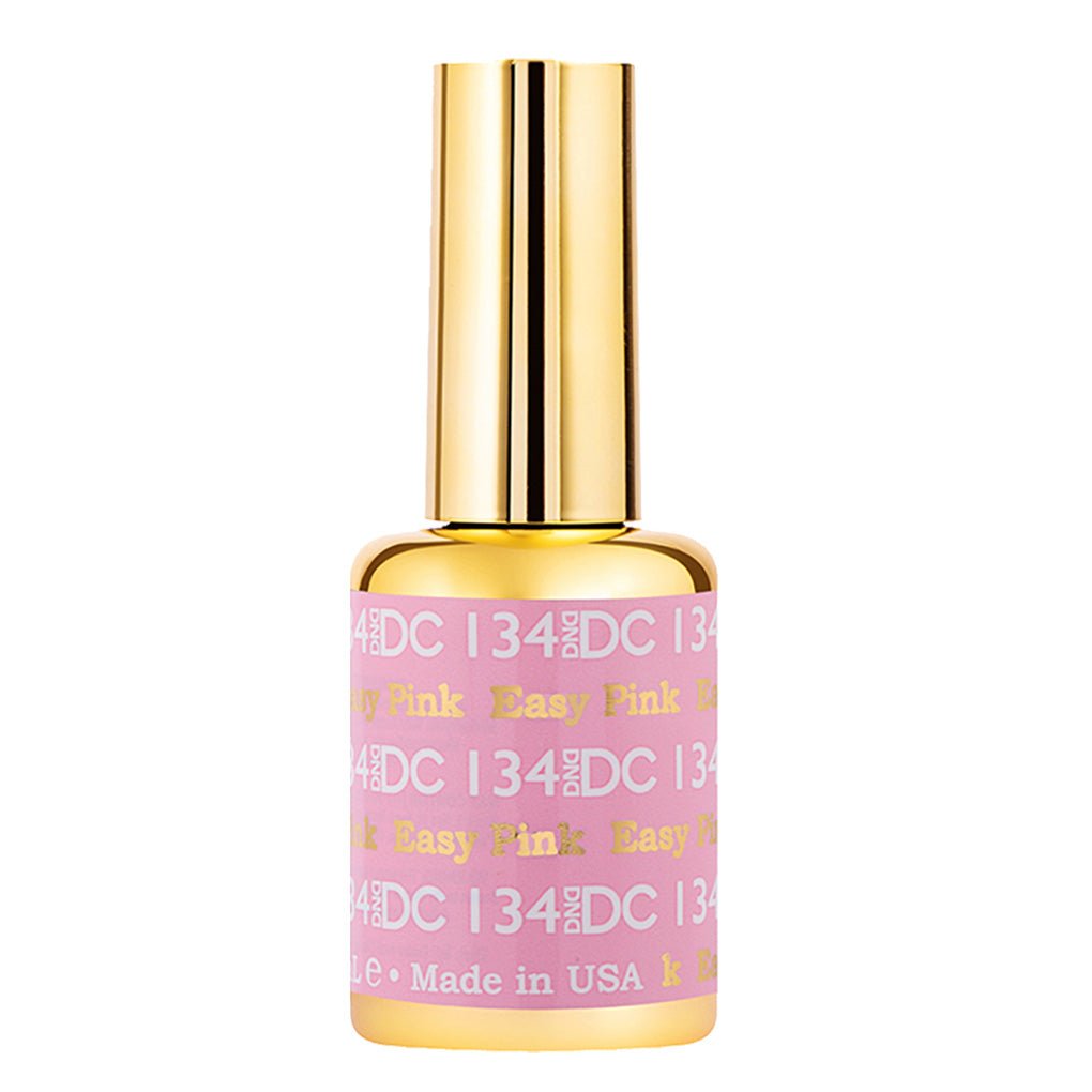 DND DC Gel Polish - 134 Easy Pink - DTK Nail Supply