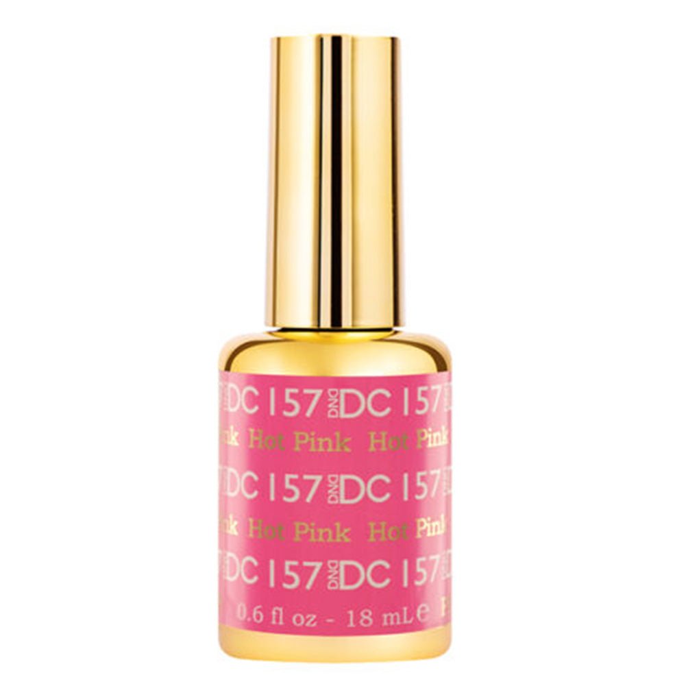 DND DC Gel Polish - 157 Hot Pink - DTK Nail Supply