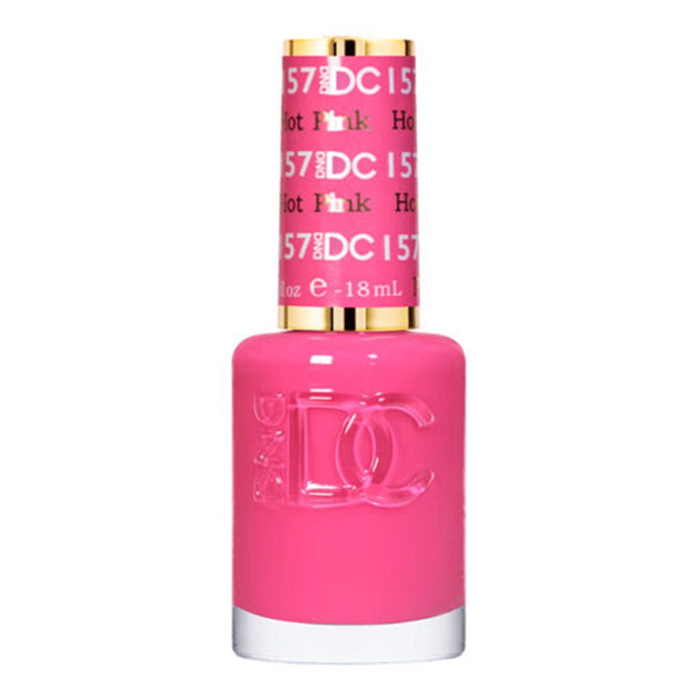 DND DC Gel Polish - 157 Hot Pink - DTK Nail Supply