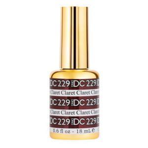 DND DC Gel Polish - 229 Claret - DTK Nail Supply