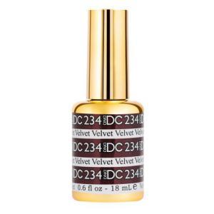 DND DC Gel Polish 234 - Glitter, Purple Colors - Velvet - DTK Nail Supply
