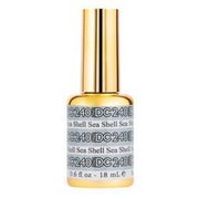 DND DC Gel Polish 240 - Glitter, Pink Colors - Sea Shell - DTK Nail Supply
