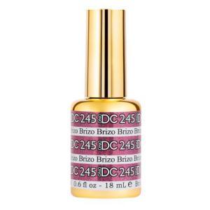 DND DC Gel Polish 245 - Glitter, Purple Colors - Brizo - DTK Nail Supply