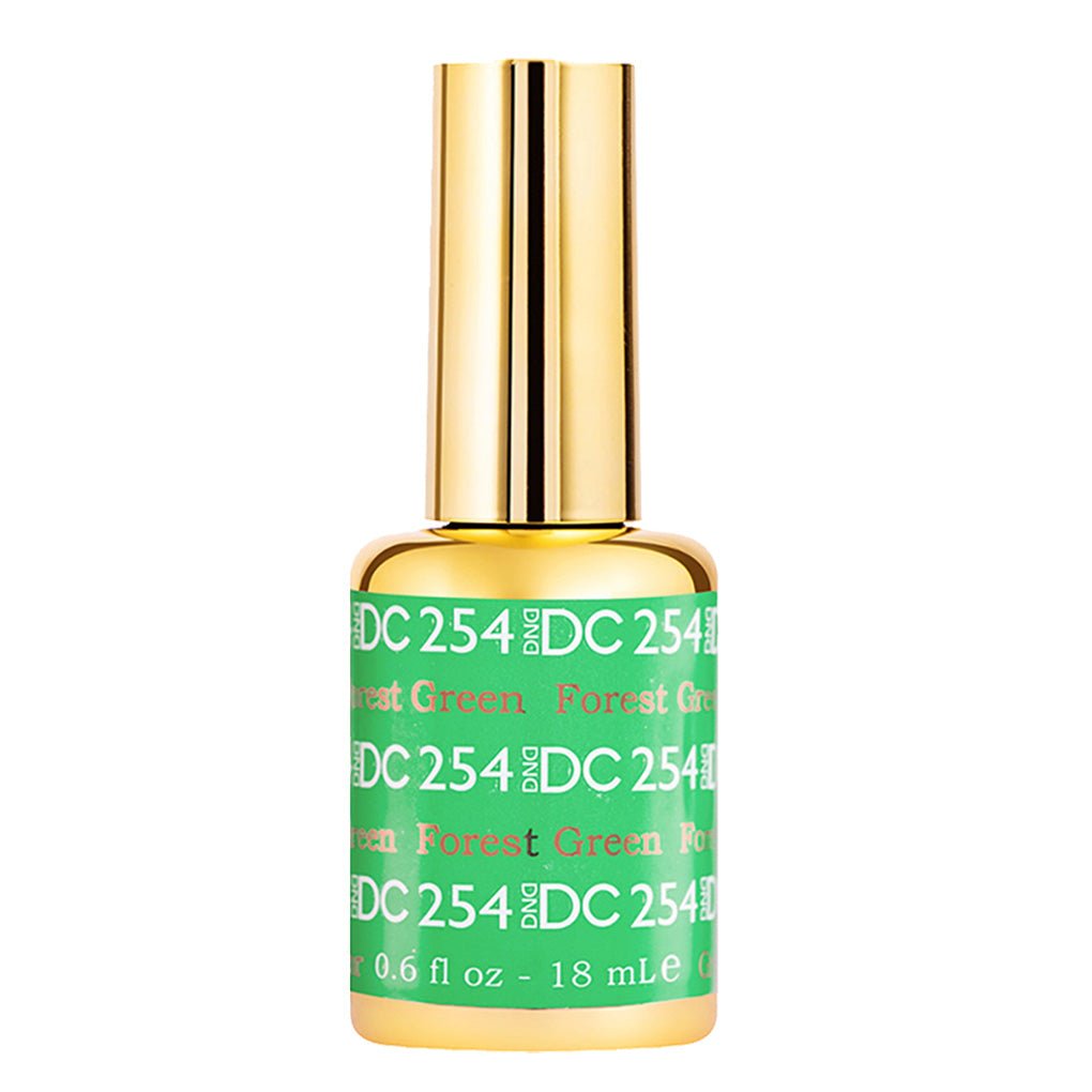 DND DC Gel Polish - 254 Forest Green - DTK Nail Supply