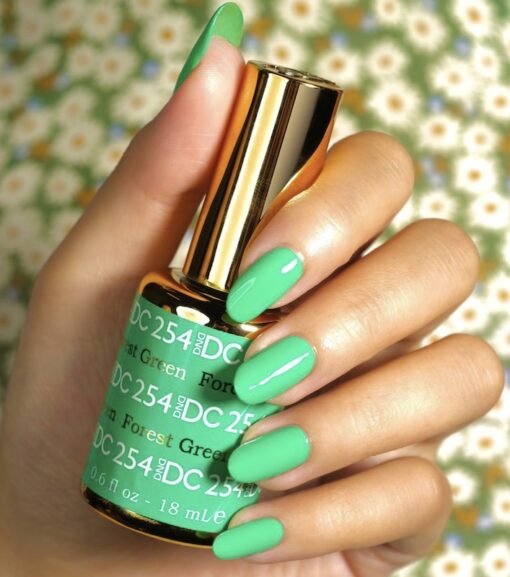 DND DC Gel Polish - 254 Forest Green - DTK Nail Supply