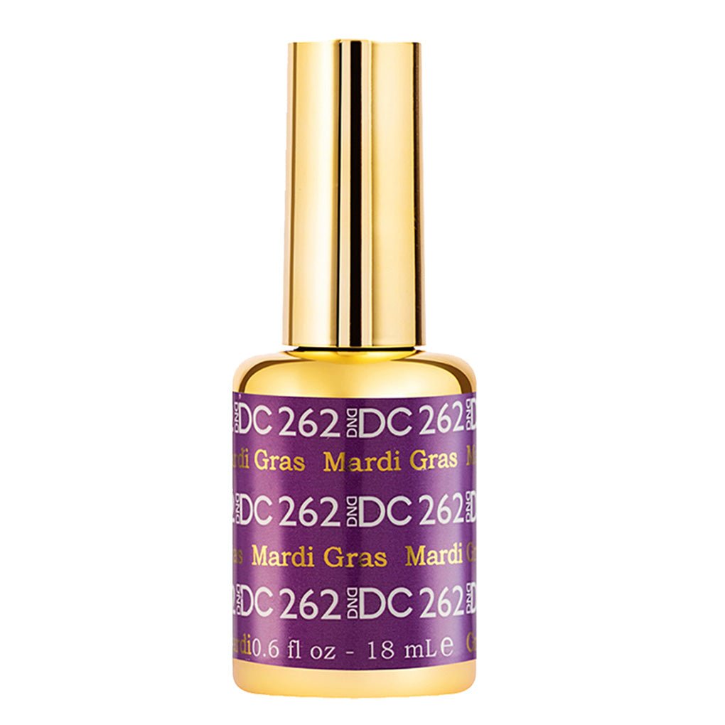 DND DC Gel Polish - 262 Mardi Gras - DTK Nail Supply