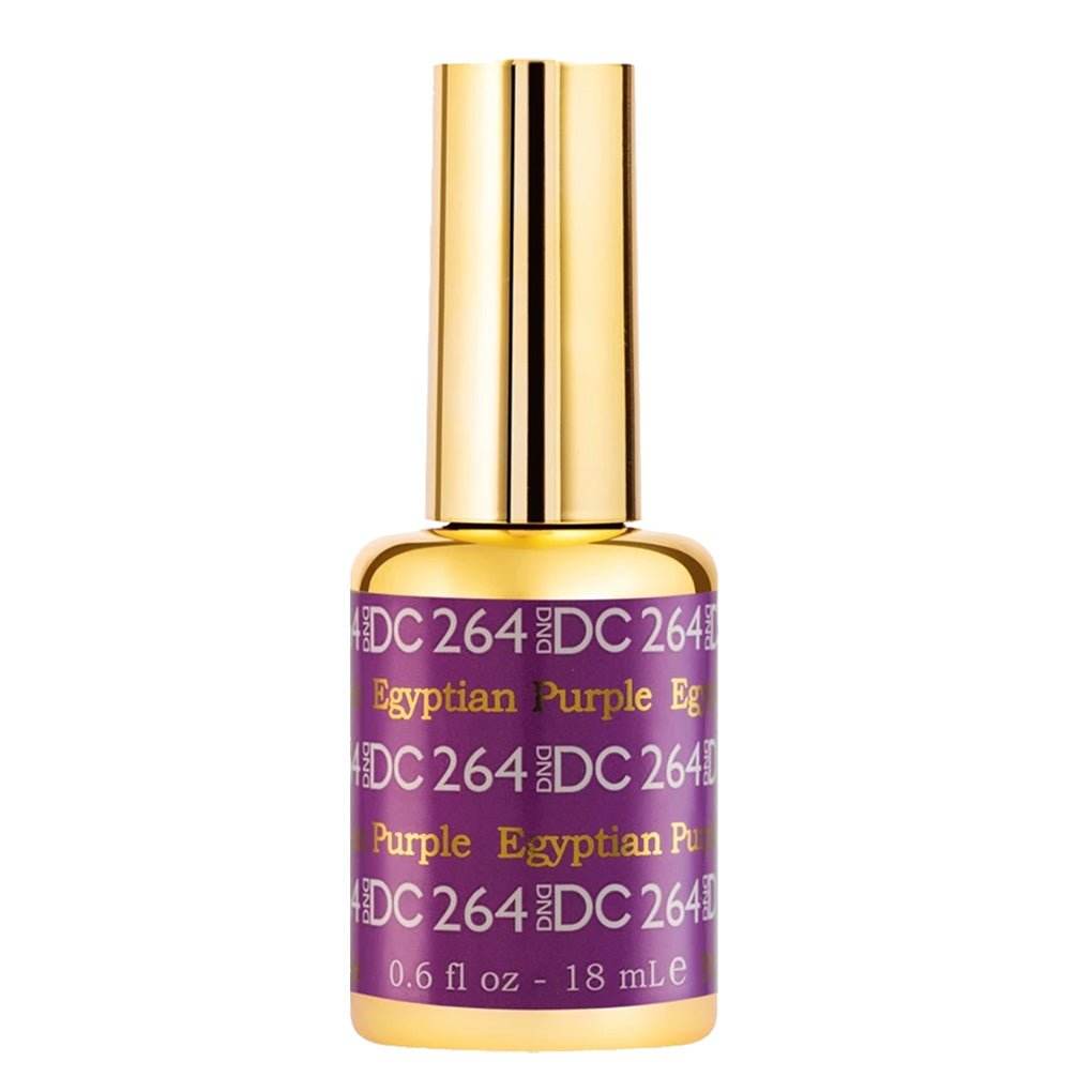 DND DC Gel Polish - 264 Egyptian Purple - DTK Nail Supply