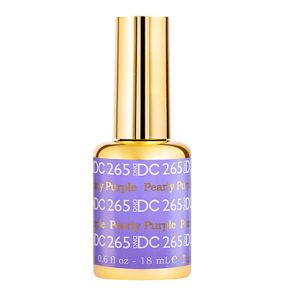 DND DC Gel Polish - 265 Pearly Purple - DTK Nail Supply