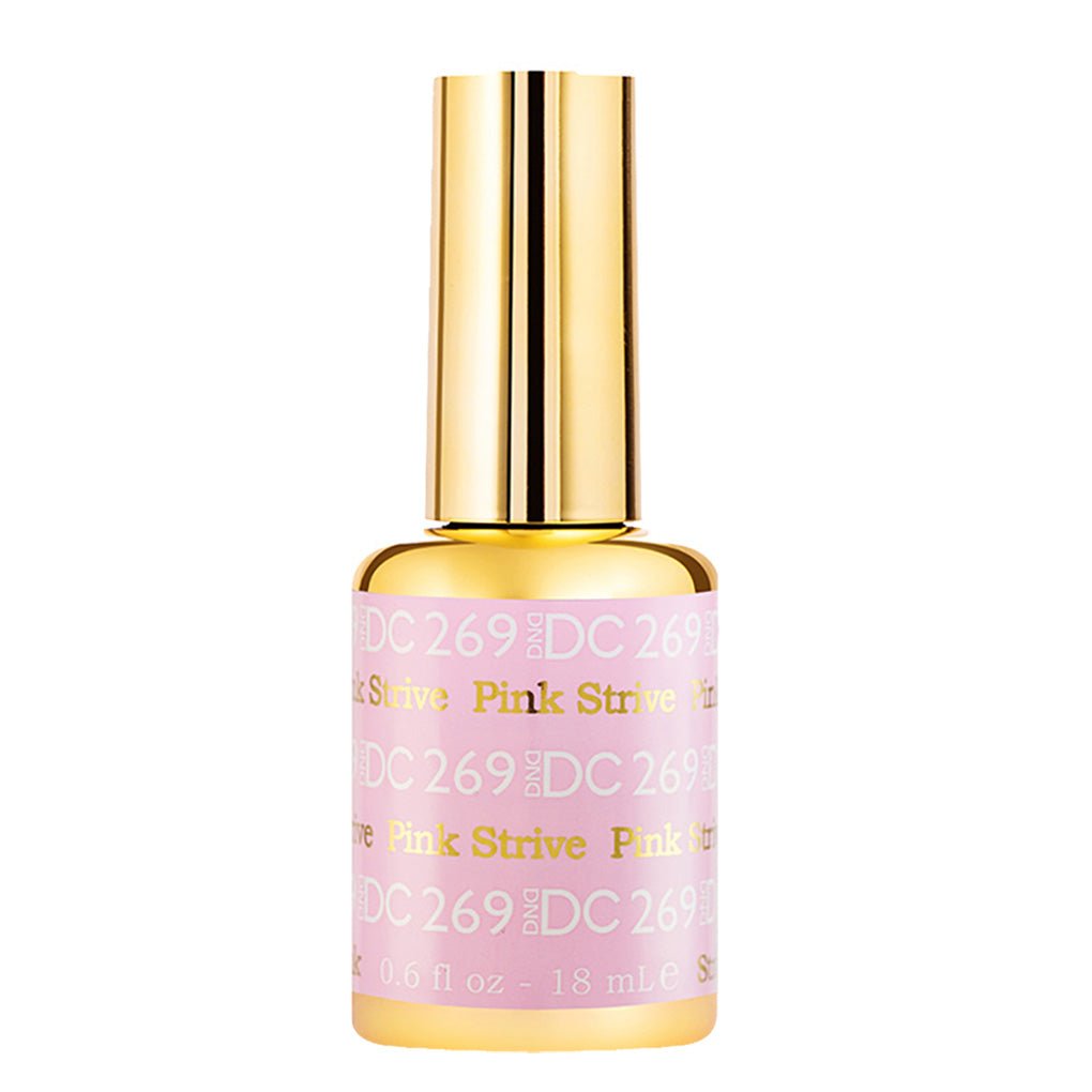 DND DC Gel Polish - 269 Pink Strive - DTK Nail Supply